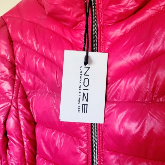 NEW Noize Rosa Puffer Coat Roseberry Size Small - Picture 6 of 11